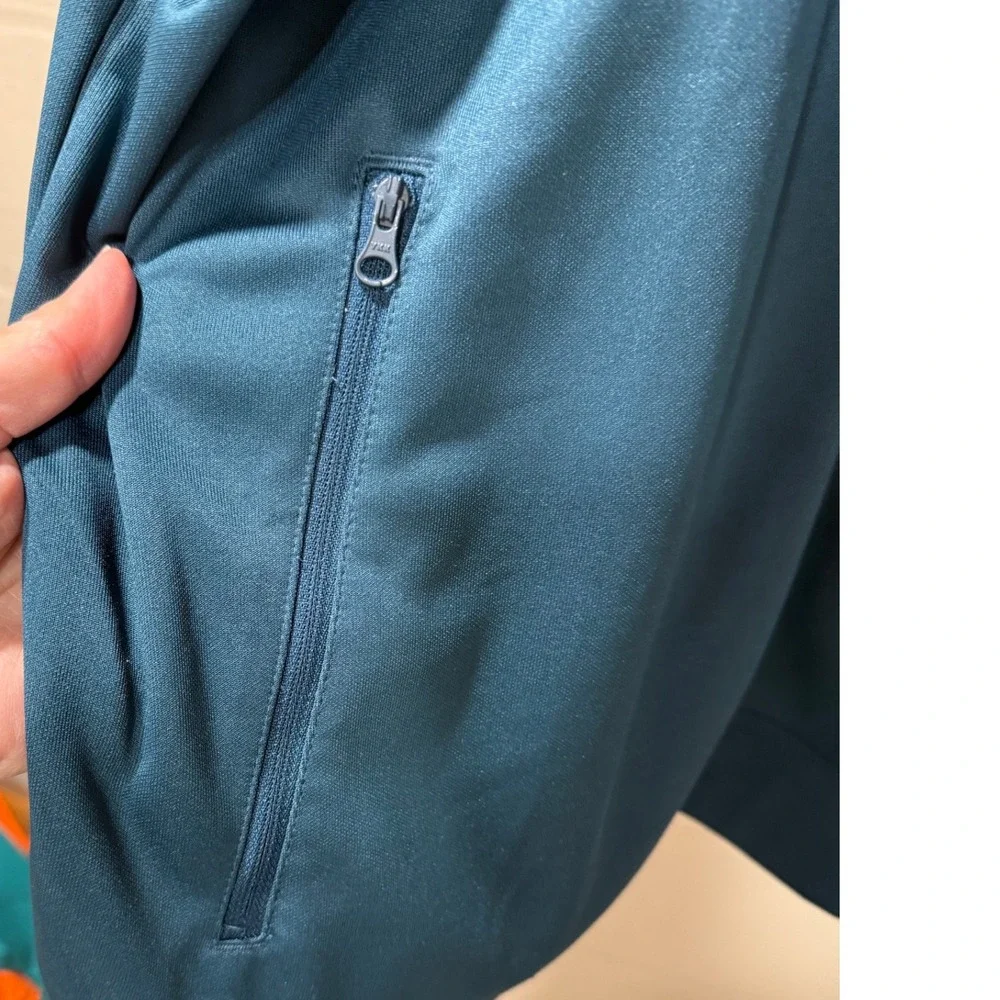 Nike Mens XXL Teal Blue Orange N98 Tribute Track Jacket Full Zip Retro Athletic